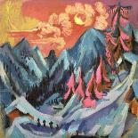 Winter Moonlit Night, 1919-Ernst Ludwig Kirchner-Giclee Print
