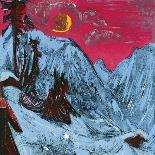 Winter Landscape in Moonlight, 1919-Ernst Ludwig Kirchner-Giclee Print