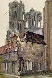 France, Laon Cathedral-Ernst Vollbehr-Stretched Canvas