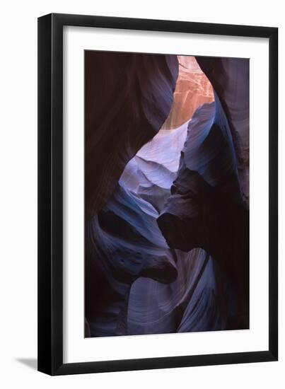 Eroded Curves in Sandstone-Jean Brooks-Framed Photographic Print