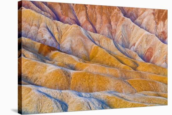 Eroded Hills Below Zabriskie Point, Death Valley National Park. California Usa-Russ Bishop-Stretched Canvas