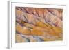 Eroded Hills Below Zabriskie Point, Death Valley National Park. California Usa-Russ Bishop-Framed Photographic Print