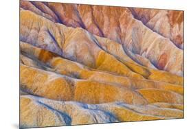 Eroded Hills Below Zabriskie Point, Death Valley National Park. California Usa-Russ Bishop-Mounted Photographic Print