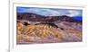 Eroded Mountains at Zabriskie Point, Detah Valley, California-George Oze-Framed Photographic Print