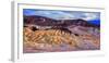 Eroded Mountains at Zabriskie Point, Detah Valley, California-George Oze-Framed Photographic Print