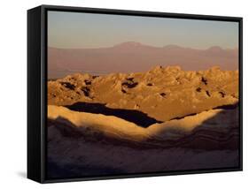 Eroded Mountains in the Valley of the Moon in the San Pedro De Atacama, Chile, South America-Mcleod Rob-Framed Stretched Canvas