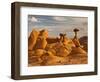 Eroded Rock, Grand Staircase Escalante National Monument, Utah, USA-Cathy & Gordon Illg-Framed Photographic Print