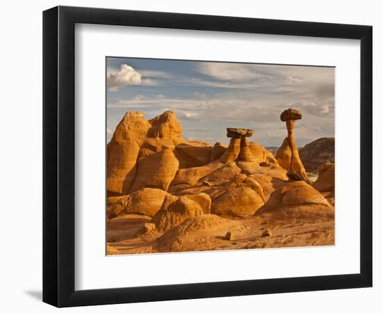 Eroded Rock, Grand Staircase Escalante National Monument, Utah, USA-Cathy & Gordon Illg-Framed Photographic Print