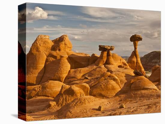 Eroded Rock, Grand Staircase Escalante National Monument, Utah, USA-Cathy & Gordon Illg-Stretched Canvas