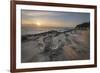 Eroded sandstone concretions and formations at Shore Acres State Park, Oregon.-Alan Majchrowicz-Framed Photographic Print