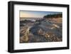 Eroded sandstone concretions and formations at Shore Acres State Park, Oregon.-Alan Majchrowicz-Framed Photographic Print