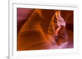 Eroded Sandstone Patterns on Walls of Lower Canyon-Juan Carlos Munoz-Framed Photographic Print