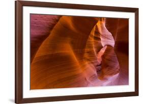 Eroded Sandstone Patterns on Walls of Lower Canyon-Juan Carlos Munoz-Framed Photographic Print