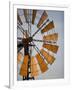 Erongo Region, Okahandja, the Fins of a Windmill Highlighted by the Setting Sun, Namibia-Mark Hannaford-Framed Photographic Print