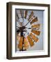 Erongo Region, Okahandja, the Fins of a Windmill Highlighted by the Setting Sun, Namibia-Mark Hannaford-Framed Photographic Print