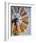 Erongo Region, Okahandja, the Fins of a Windmill Highlighted by the Setting Sun, Namibia-Mark Hannaford-Framed Photographic Print