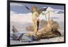 Eros and Aphrodite (Oil on Canvas)-Edouard Toudouze-Framed Giclee Print