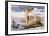 Eros and Aphrodite (Oil on Canvas)-Edouard Toudouze-Framed Giclee Print