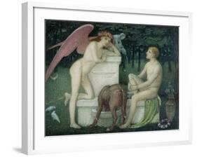 Eros and Ganymede-Alfred Sacheverell Coke-Framed Giclee Print