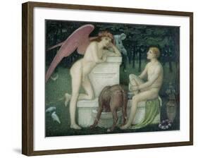 Eros and Ganymede-Alfred Sacheverell Coke-Framed Giclee Print