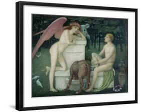 Eros and Ganymede-Alfred Sacheverell Coke-Framed Giclee Print