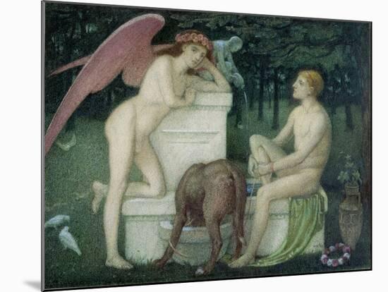 Eros and Ganymede-Alfred Sacheverell Coke-Mounted Giclee Print