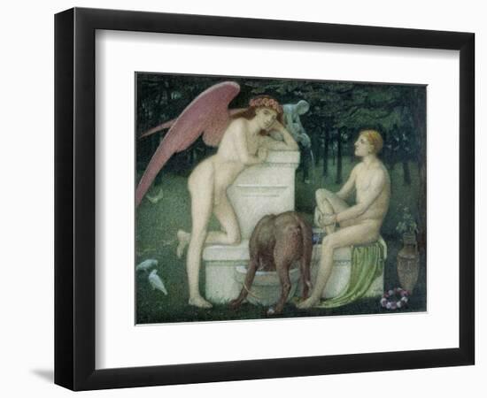 Eros and Ganymede-Alfred Sacheverell Coke-Framed Giclee Print