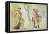 Eros Being Punished in the Presence of Aphrodite-null-Framed Stretched Canvas