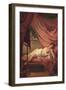 Eros Visits Psyche-R Marti-Framed Art Print
