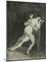 Erotic Couple on a Chair, c.1880-Suzanne Valadon-Mounted Giclee Print