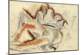 Erotic Drawing-Boris Dmitryevich Grigoriev-Mounted Giclee Print