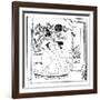 Erotic Engraving, Chinese-null-Framed Giclee Print