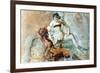 Erotic mural, Pompeii, Italy. Artist: Unknown-Unknown-Framed Giclee Print