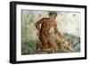 Erotic mural, Pompeii, Italy. Artist: Unknown-Unknown-Framed Giclee Print