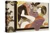 Erotic Scene Eishi School-null-Stretched Canvas