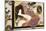Erotic Scene Eishi School-null-Mounted Giclee Print