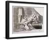 Erotic Scene of a Man with Two Women, c.1770-78-Henry Fuseli-Framed Giclee Print