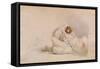 Erotic Scene-Mihaly Zichy-Framed Stretched Canvas