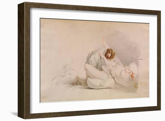 Erotic Scene-Mihaly Zichy-Framed Giclee Print