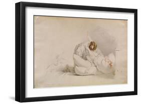 Erotic Scene-Mihály Zichy-Framed Giclee Print