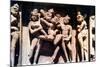 Erotic Sculpture, Hindu Temple, Khajuraho, India, 950-1050-null-Mounted Photographic Print