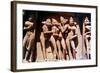 Erotic Sculpture, Hindu Temple, Khajuraho, India, 950-1050-null-Framed Photographic Print