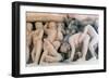 Erotic Sculpture, Khajuraho, India, C950-1050-null-Framed Giclee Print