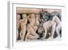 Erotic Sculpture, Khajuraho, India, C950-1050-null-Framed Giclee Print