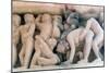 Erotic Sculpture, Khajuraho, India, C950-1050-null-Mounted Giclee Print