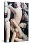 Erotic Sculpture, Khajuraho, India, C950-1050-null-Stretched Canvas