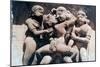 Erotic Sculpture, Khajuraho, India, C950-1050-null-Mounted Giclee Print