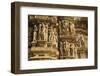 Erotic Sculptures of Khajuraho, Madhya Pradesh, India-Jagdeep Rajput-Framed Photographic Print