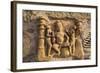 Erotic Sculptures of Khajuraho, Madhya Pradesh, India-Jagdeep Rajput-Framed Photographic Print