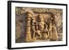 Erotic Sculptures of Khajuraho, Madhya Pradesh, India-Jagdeep Rajput-Framed Photographic Print